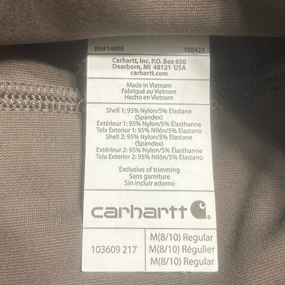 Carhartt Force Utility Leggings Women’s Fitted Pull On Stretch EUC M - Picture 8 of 10